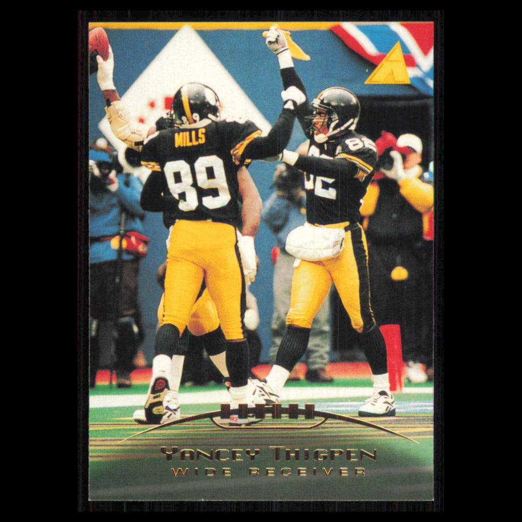 Yancey Thigpen Rookie #110 1995 Pinnacle Pittsburgh Steelers Football Card NFL