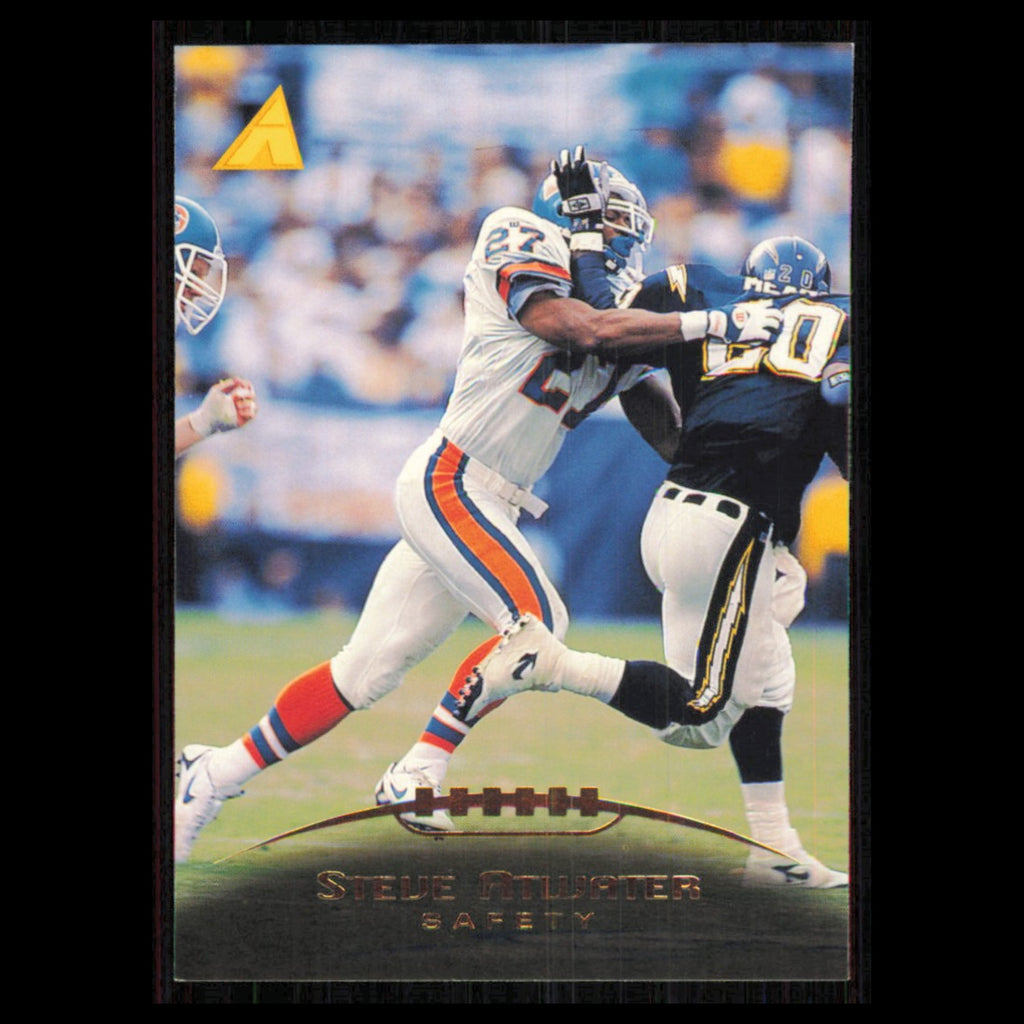 Steve Atwater #168 1995 Pinnacle Denver Broncos Football Card NFL NM