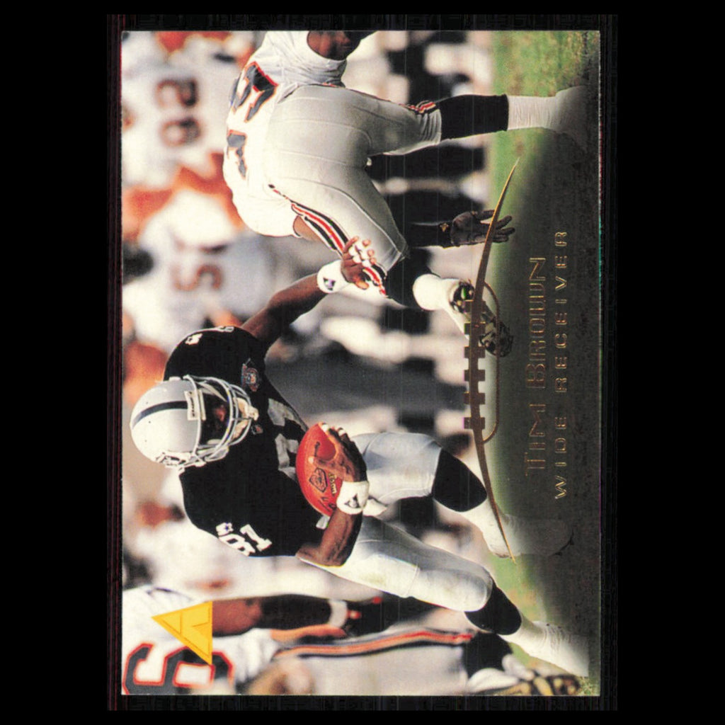 Tim Brown #24 1995 Pinnacle Oakland Raiders Football Card NFL NM