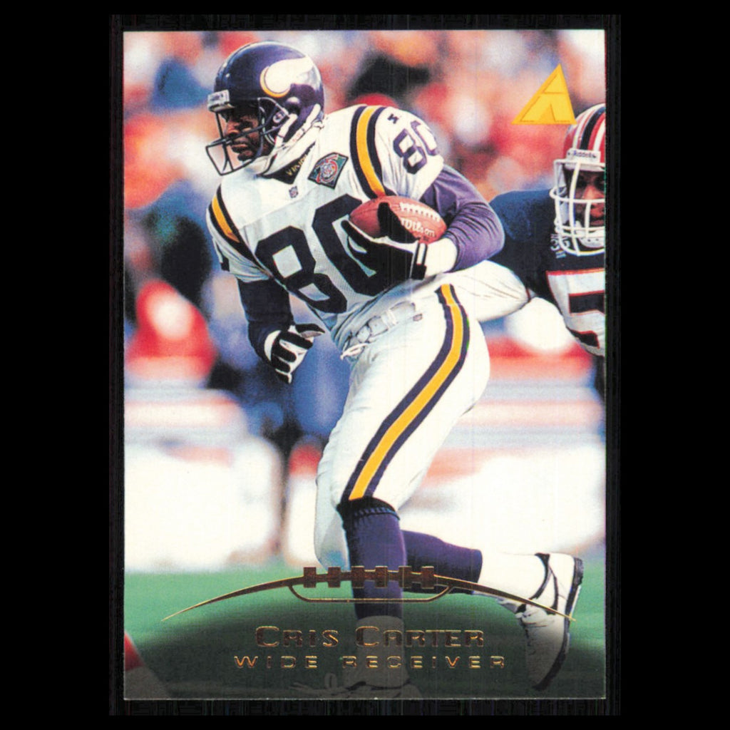 Cris Carter #44 1995 Pinnacle Minnesota Vikings Football Card NFL NM