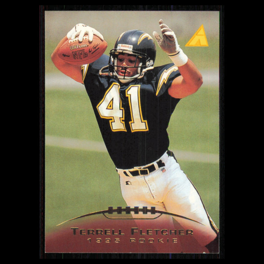 Terrell Fletcher Rookie #243 1995 Pinnacle San Diego Chargers Football Card NFL