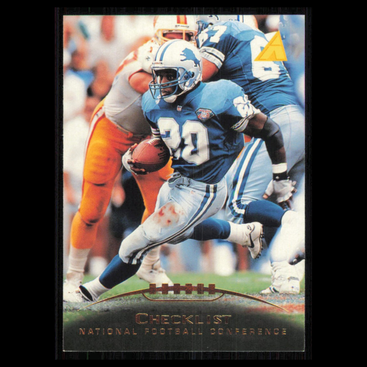 Barry Sanders #249 1995 Pinnacle Checklist Football Card NFL NM