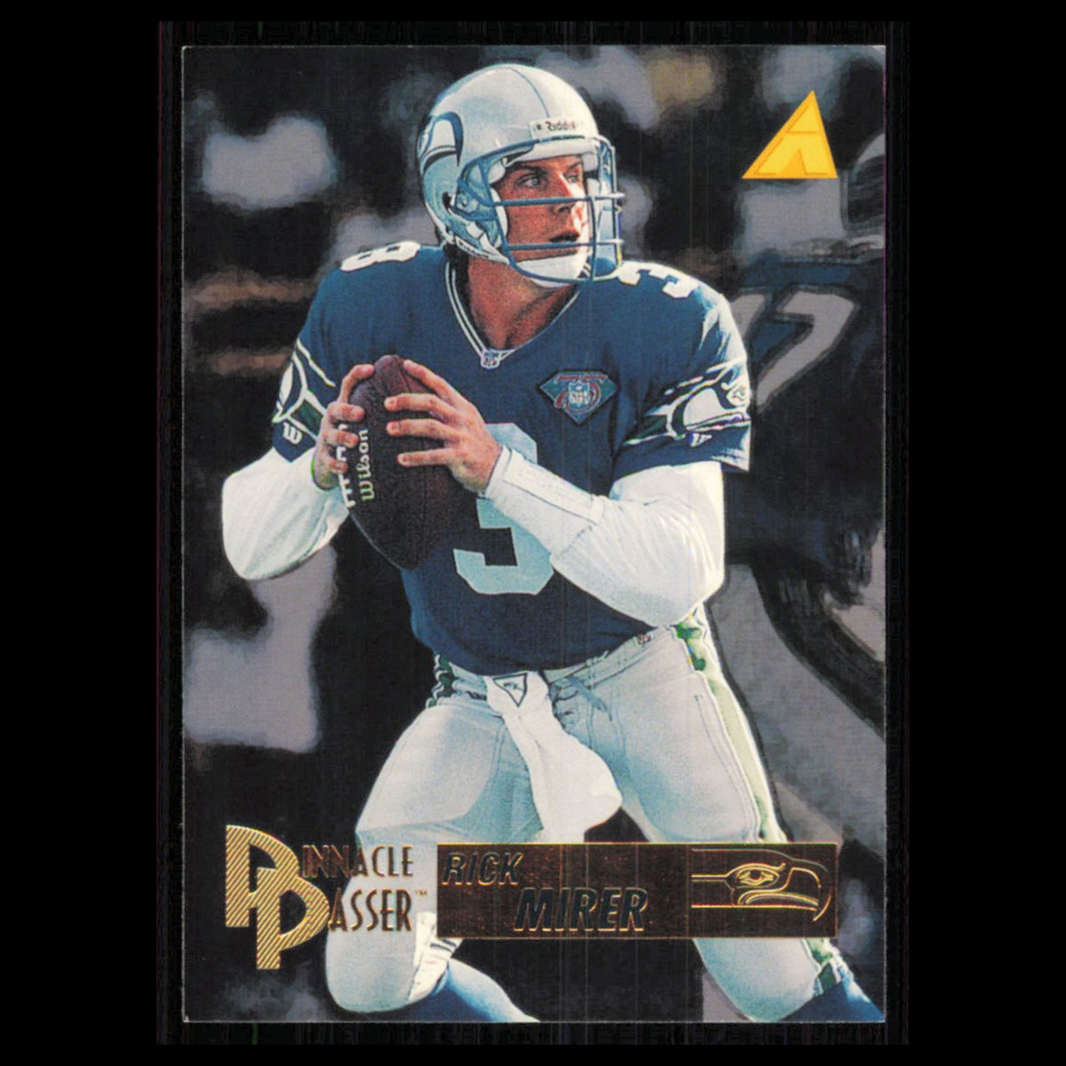 Rick Mirer #204 1995 Pinnacle Seattle Seahawks Football Card NFL NM