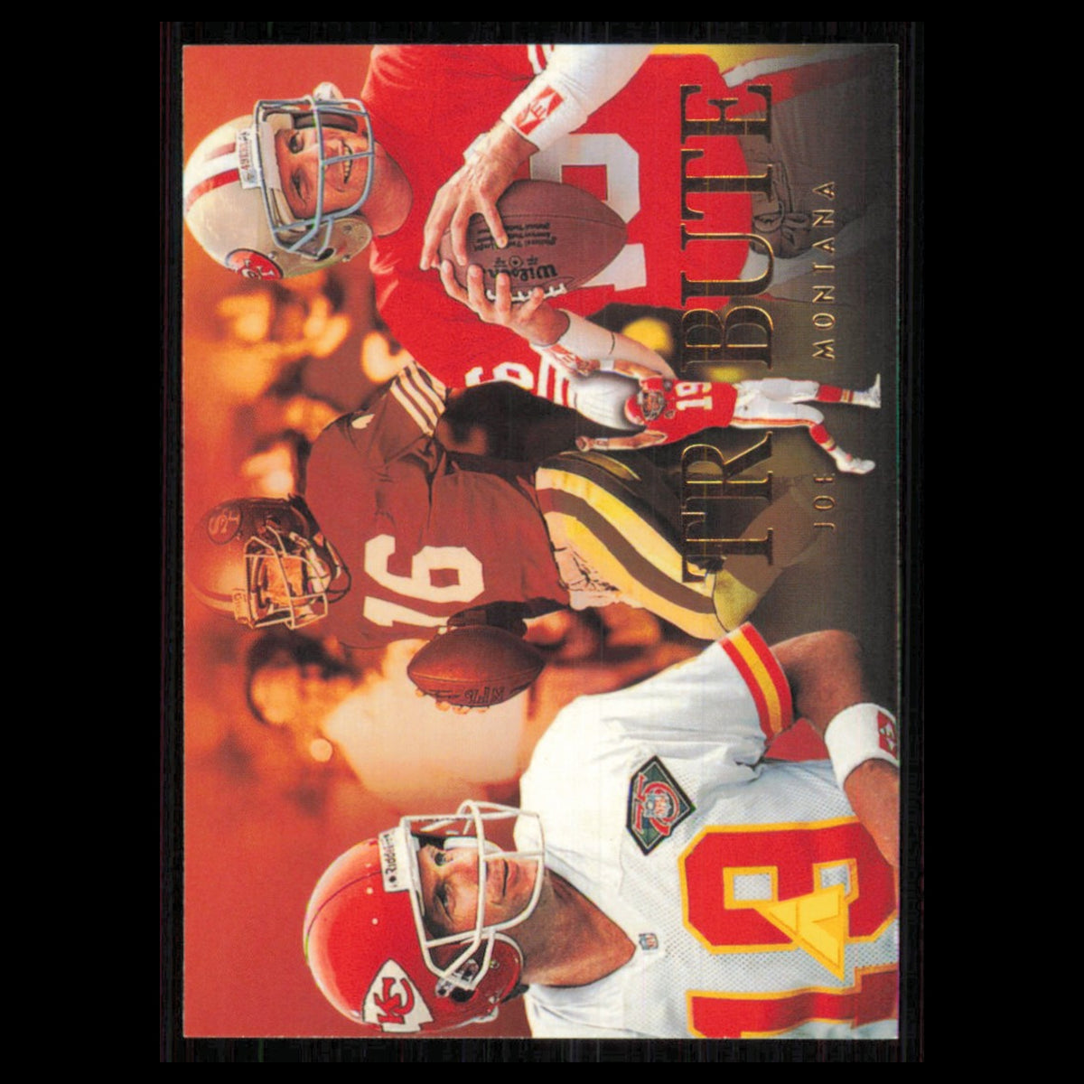 Joe Montana #193 1995 Pinnacle Kansas City Chiefs Football Card NFL NM
