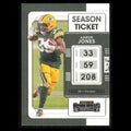 Aaron Jones #36 2021 Panini Contenders Ticket Green Bay Packers Football Card NM