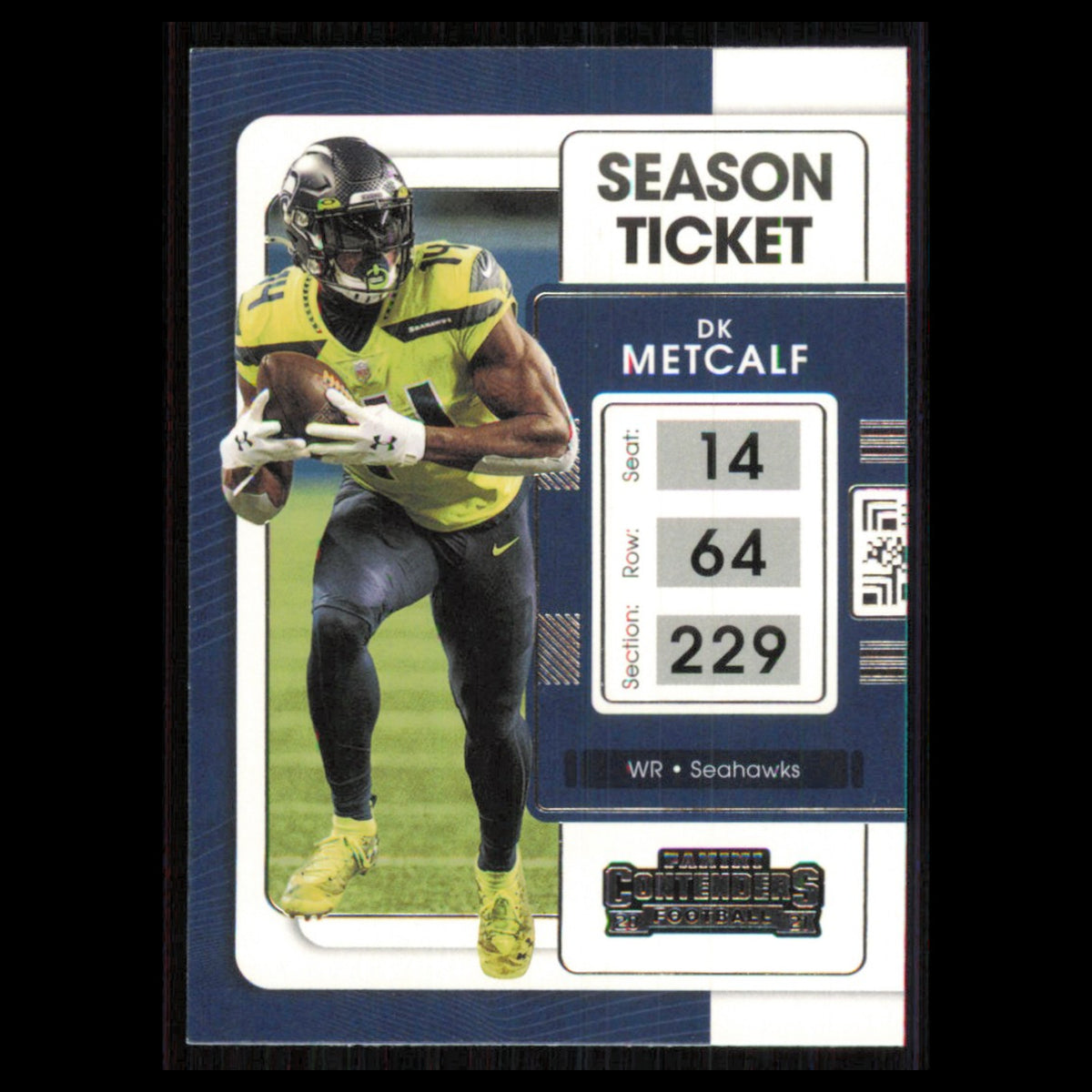 DK Metcalf #86 2021 Panini Contenders Ticket Seattle Seahawks Football Card NFL