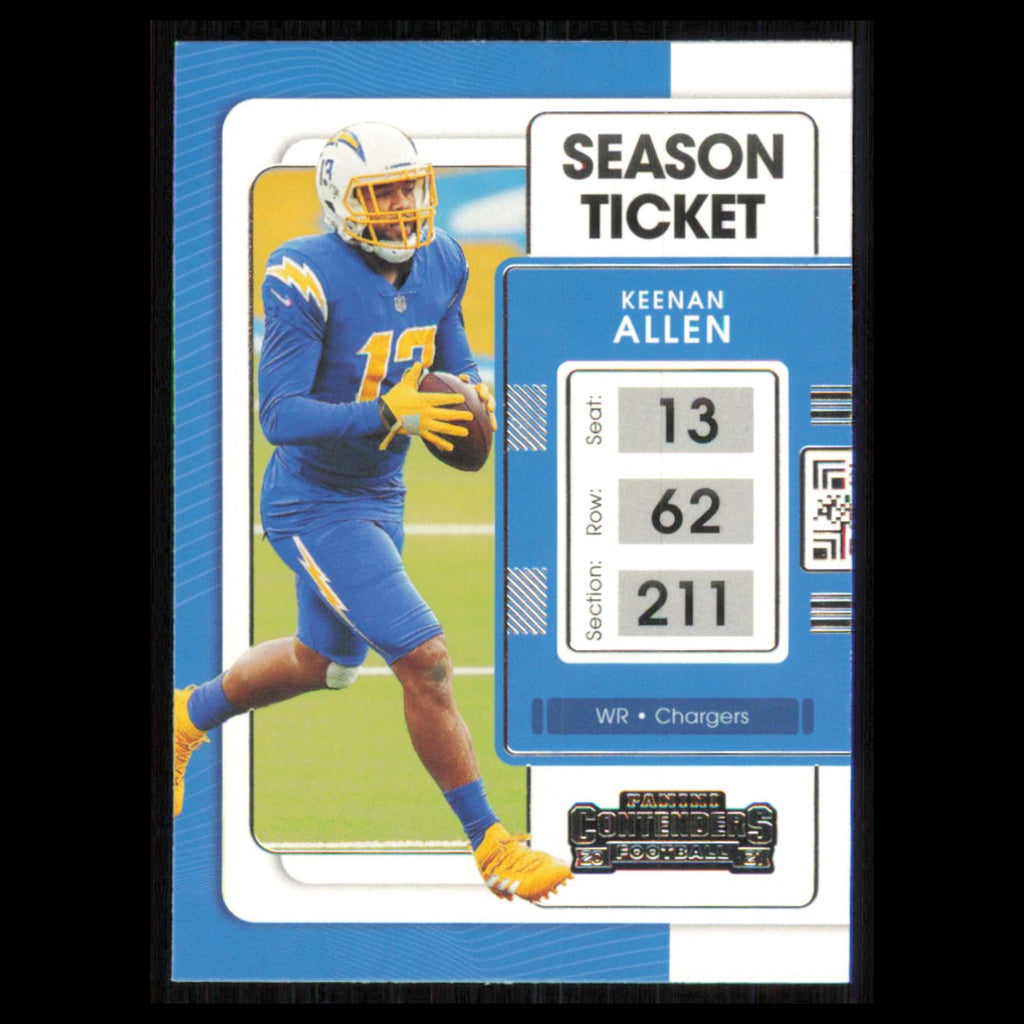 Keenan Allen #52 2021 Panini Contenders Ticket Los Angeles Chargers Football NFL