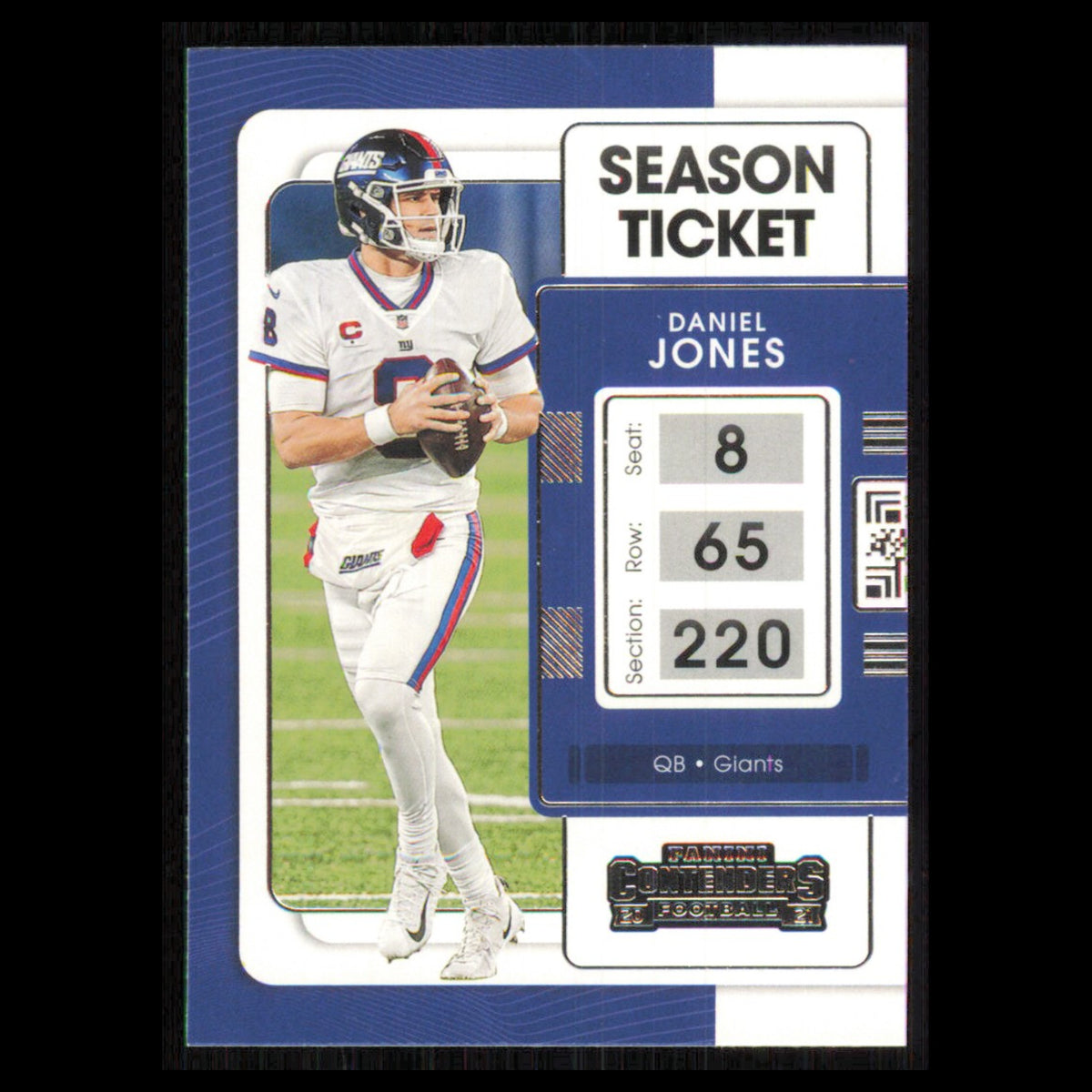 Daniel Jones #73 2021 Panini Contenders Ticket New York Giants Football Card NFL