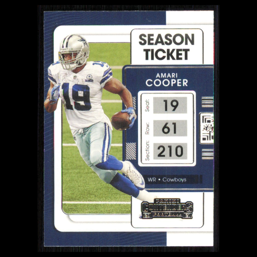 Amari Cooper #27 2021 Panini Contenders Ticket Dallas Cowboys Football Card NFL