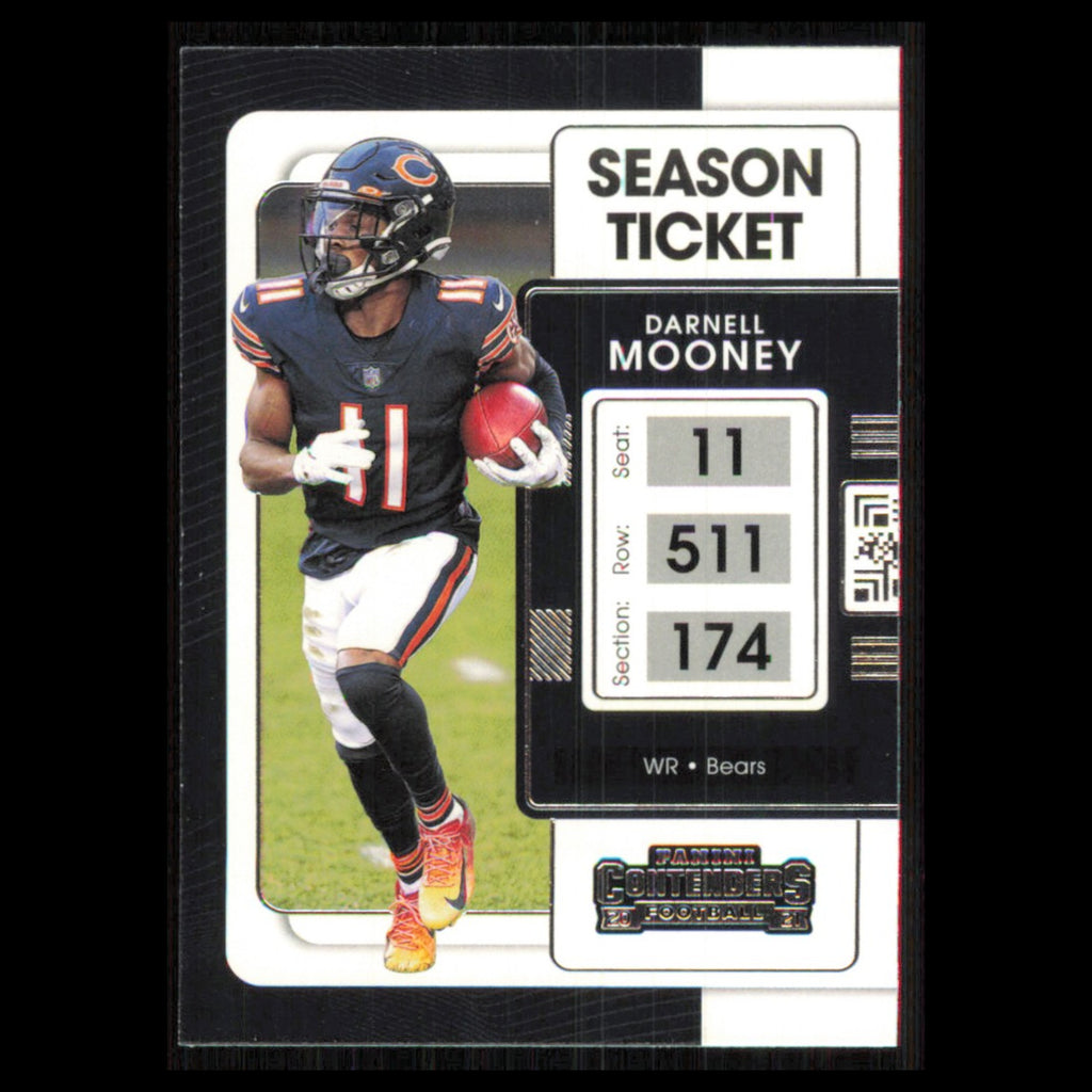 Darnell Mooney #17 2021 Panini Contenders Ticket Chicago Bears Football Card NFL