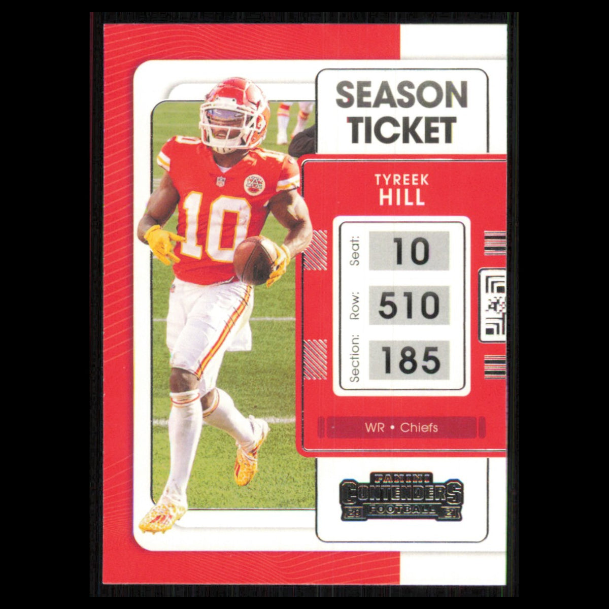Tyreek Hill #48 2021 Panini Contenders Ticket Kansas City Chiefs Football Card