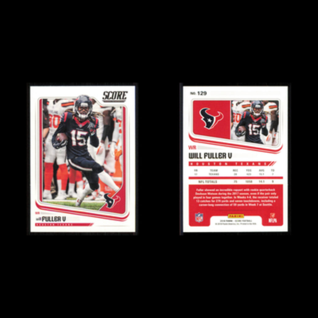 Will Fuller V #129 2018 Score Houston Texans Football Card NFL NM