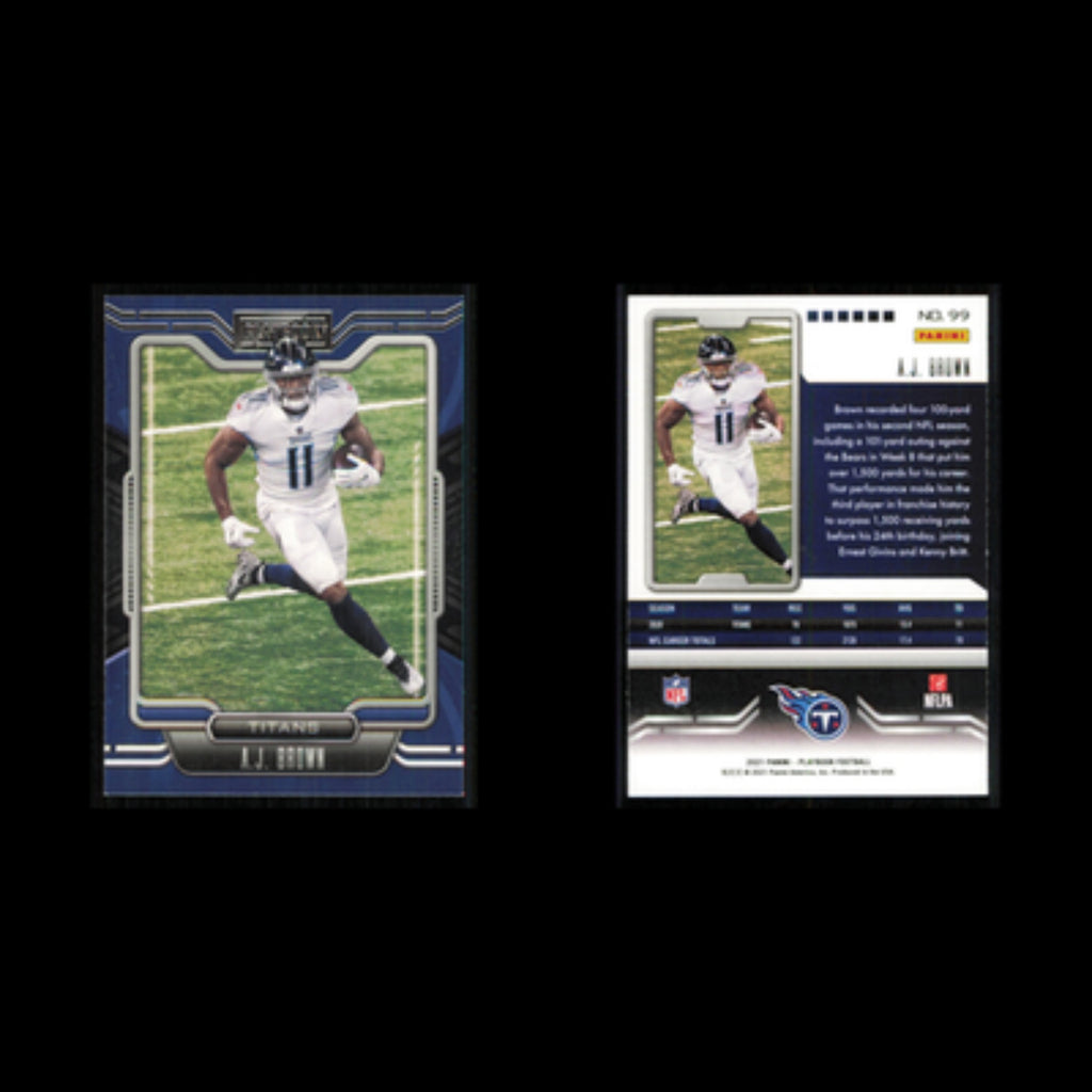 A.J. Brown #99 2021 Panini Playbook Tennessee Titans Football Card NFL NM