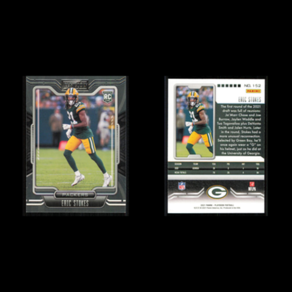 Eric Stokes Rookie #152 2021 Panini Playbook Green Bay Packers Football Card NFL