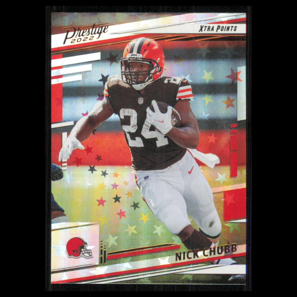 Nick Chubb #68 2022 Panini Prestige Xtra Points Cleveland Browns Football Card