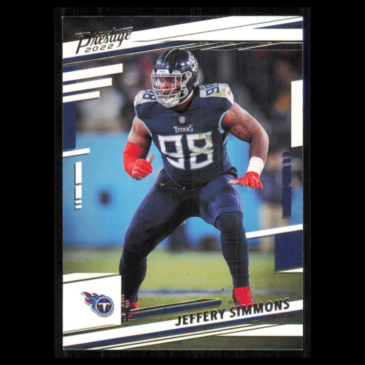 Jeffery Simmons #289 2022 Panini Prestige Tennessee Titans Football Card NFL NM