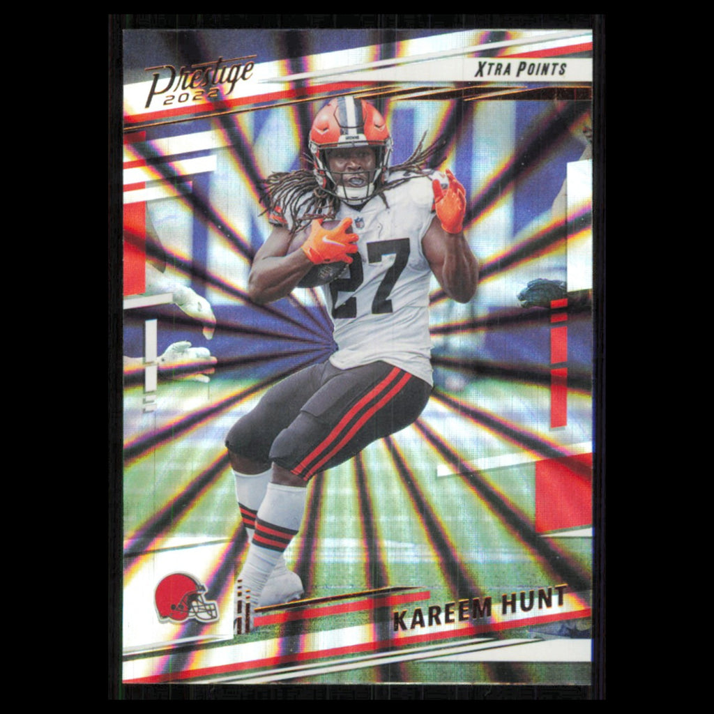 Kareem Hunt #69 2022 Panini Prestige Xtra Points Cleveland Browns Football Card