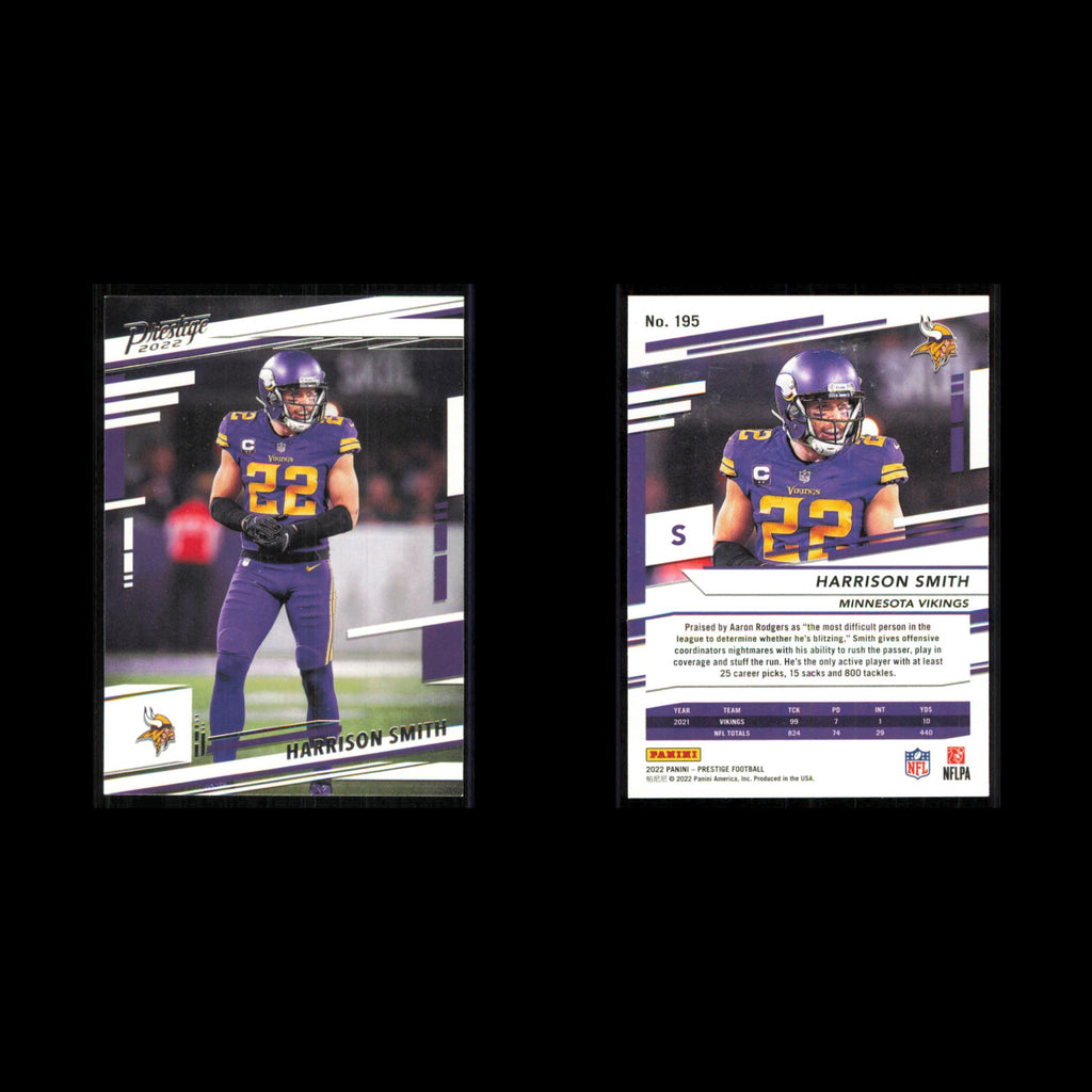 Harrison Smith #195 2022 Panini Prestige Minnesota Vikings Football Card NFL NM