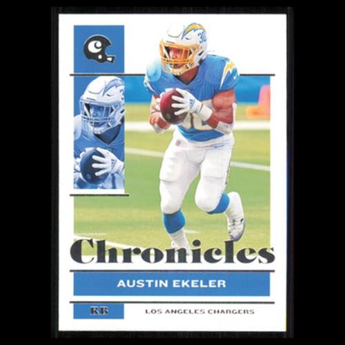 Austin Ekeler #69 2021 Panini Chronicles Los Angeles Chargers Football Card NFL