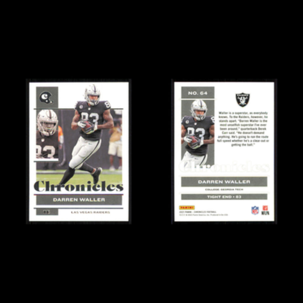 Darren Waller #64 2021 Panini Chronicles Las Vegas Raiders Football Card NFL NM