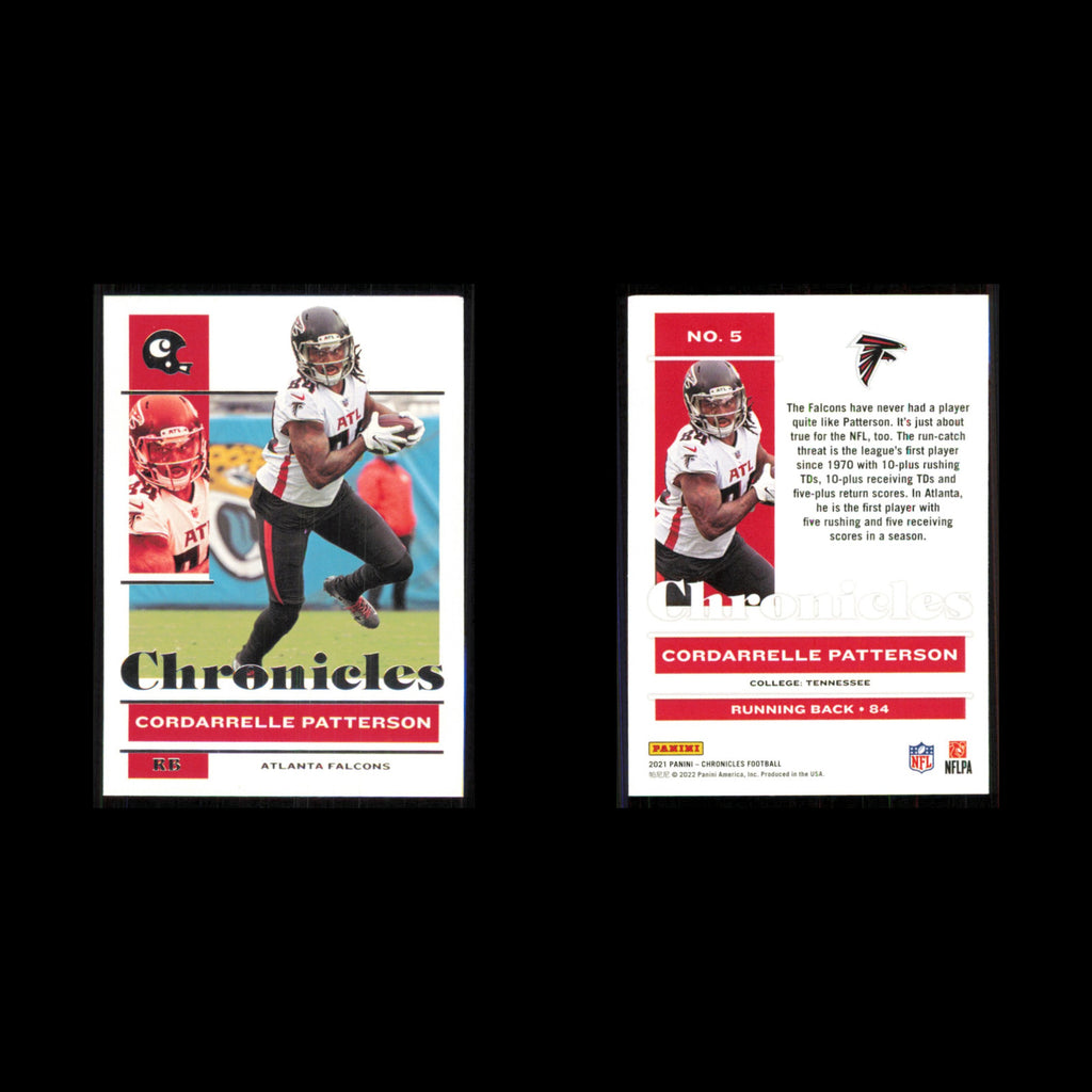 Cordarrelle Patterson #5 2021 Panini Chronicles Atlanta Falcons Football Card NM