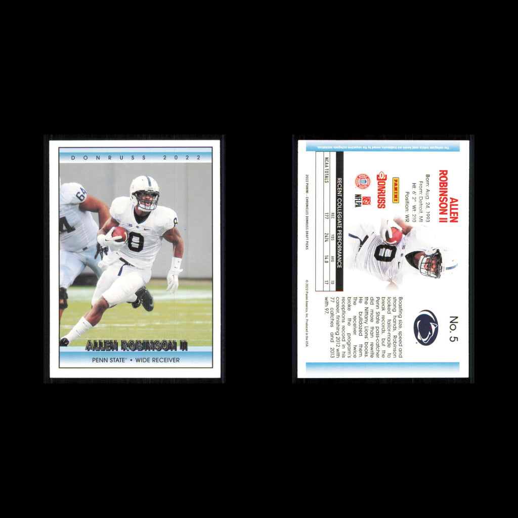 Allen Robinson II #5 2022 Panini Chronicles Draft Picks Donruss Retro Football