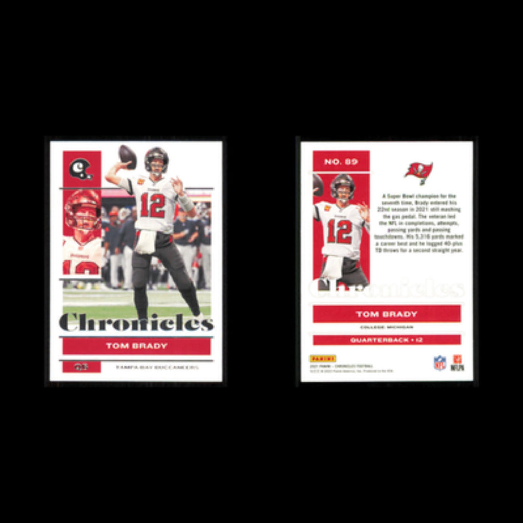 Tom Brady #89 2021 Panini Chronicles Tampa Bay Buccaneers Football Card NFL NM