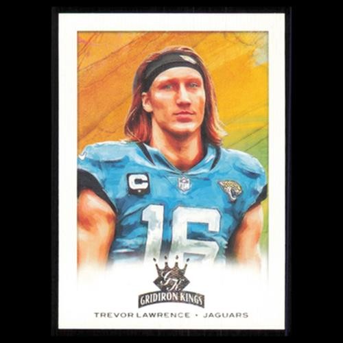 Trevor Lawrence Rookie #GK-1 2021 Panini Chronicles Gridiron Kings Jaguars Card