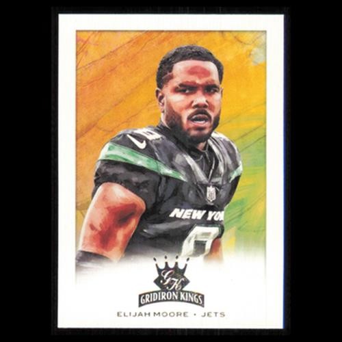 Elijah Moore Rookie #GK-30 2021 Panini Chronicles Gridiron Kings New York Jets