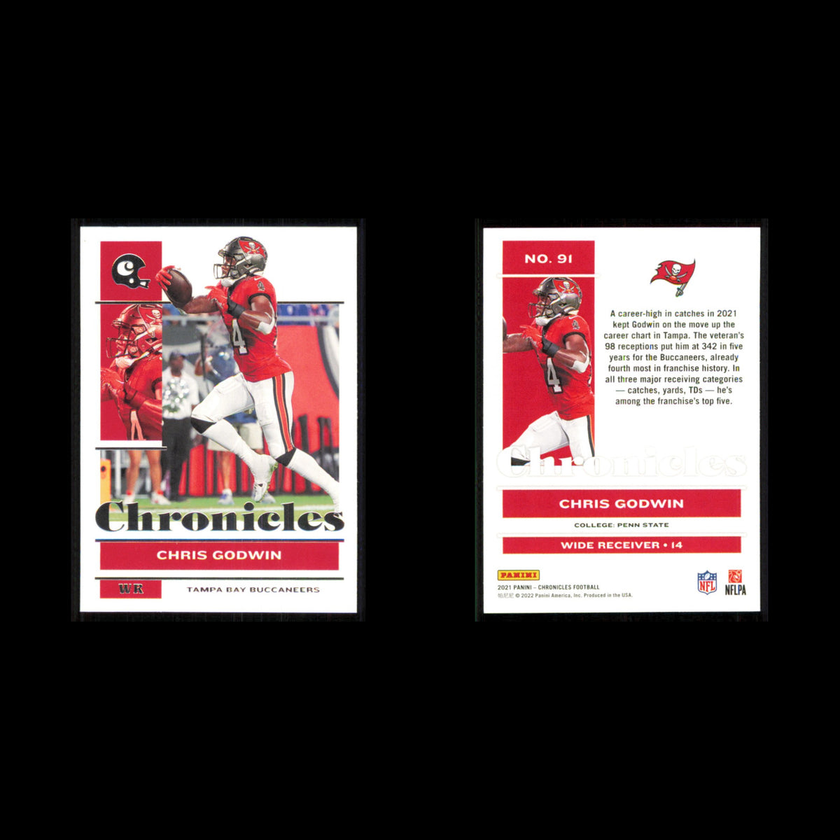 Chris Godwin #91 2021 Panini Chronicles Tampa Bay Buccaneers Football Card NFL