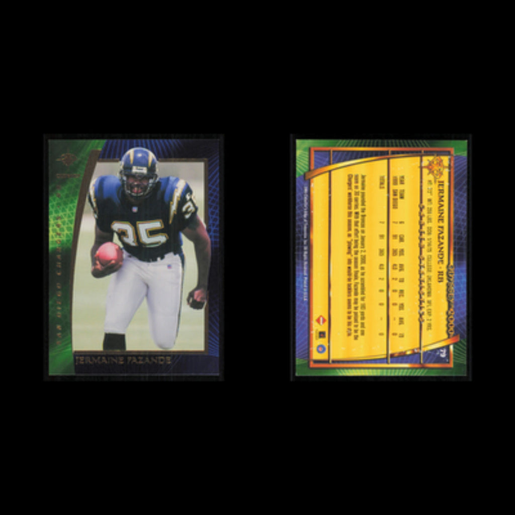 Jermaine Fazande #79 2000 Collectors Edge Odyssey San Diego Chargers Football NM