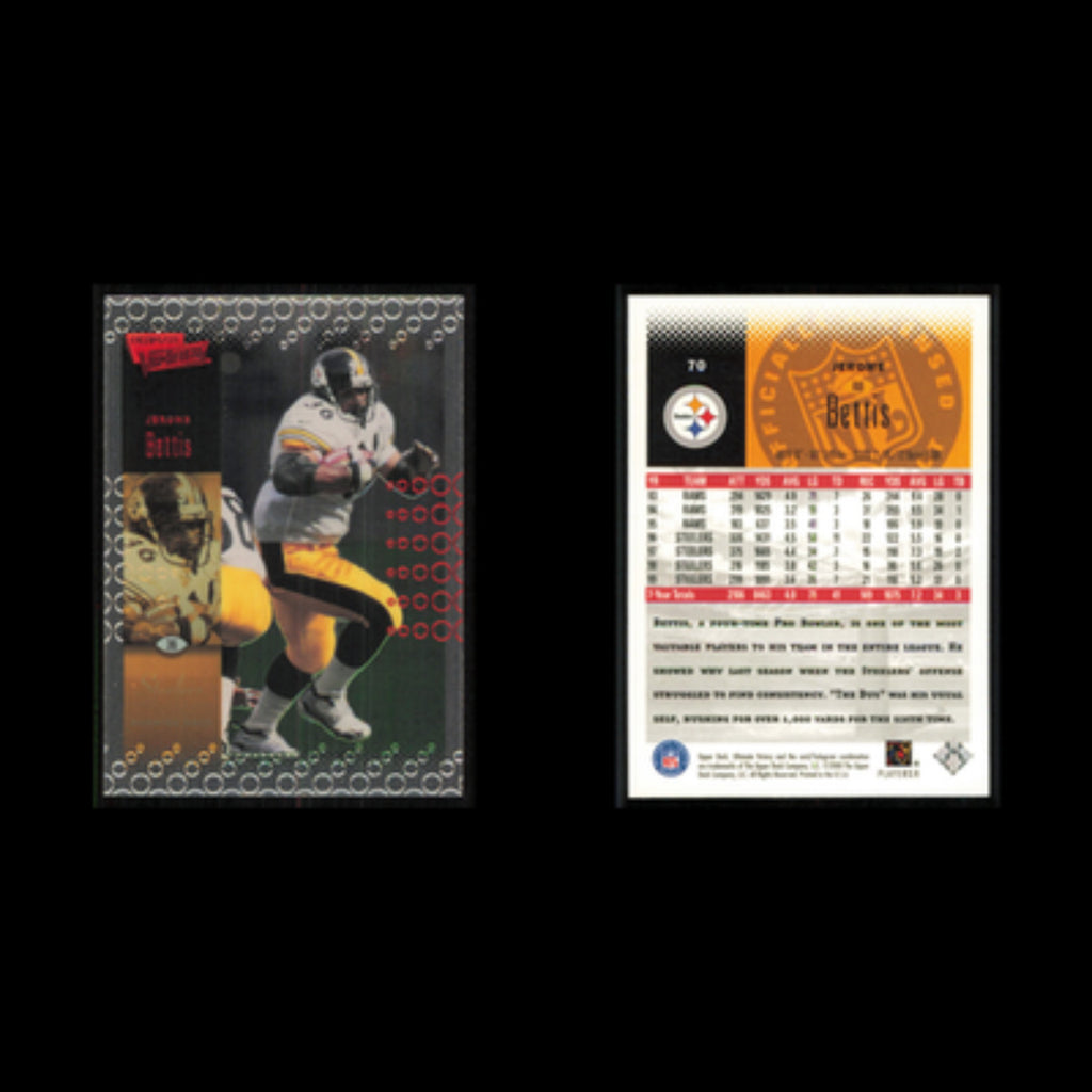 Jerome Bettis #70 2000 Upper Deck Ultimate Victory Pittsburgh Steelers Football