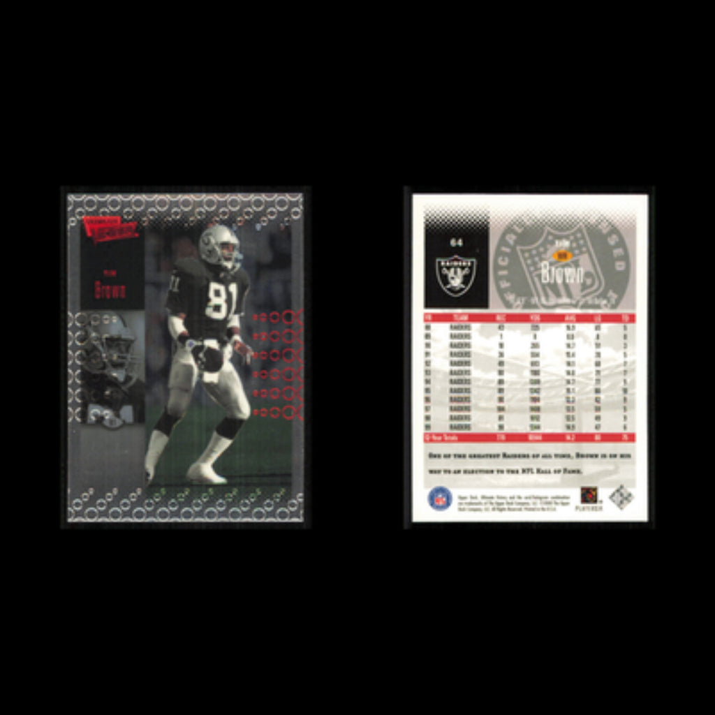 Tim Brown #64 2000 Upper Deck Ultimate Victory Oakland Raiders Football Card NFL