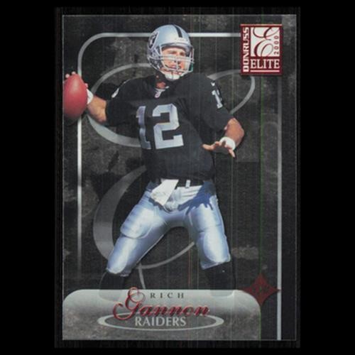 Rich Gannon #76 2000 Donruss Elite Oakland Raiders Football Card NFL NM