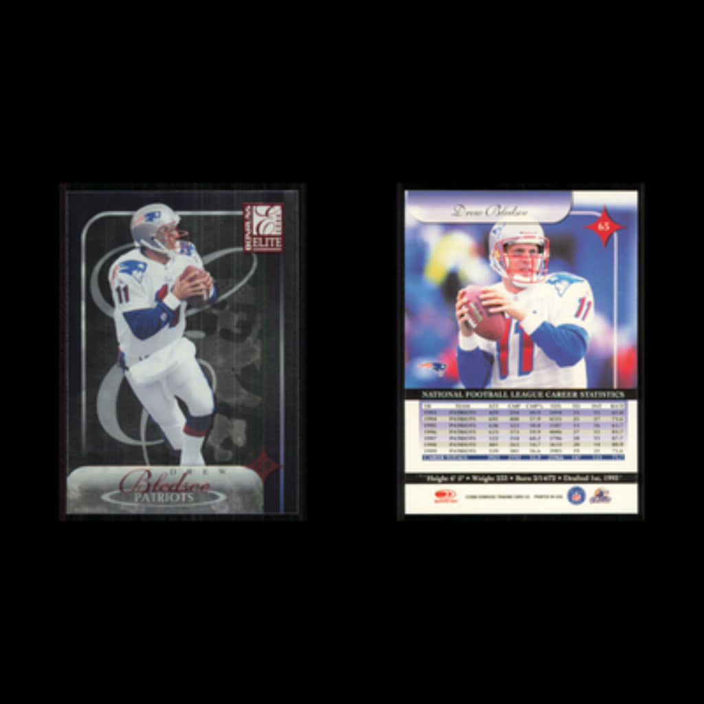 Drew Bledsoe #65 2000 Donruss Elite New England Patriots Football Card NFL NM