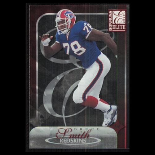 Bruce Smith #98 2000 Donruss Elite Washington Redskins Football Card NFL NM