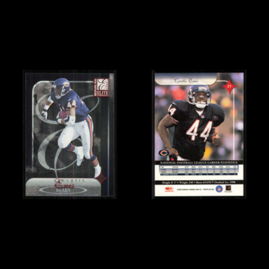 Curtis Enis #21 2000 Donruss Elite Chicago Bears Football Card NFL NM
