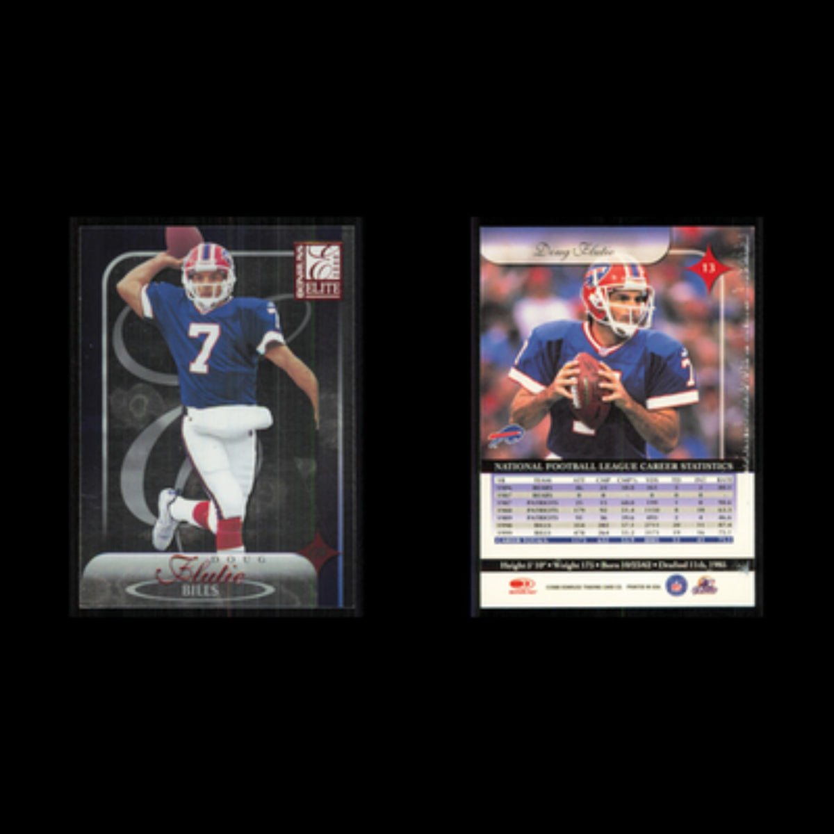 Doug Flutie #13 2000 Donruss Elite Buffalo Bills Football Card NFL NM