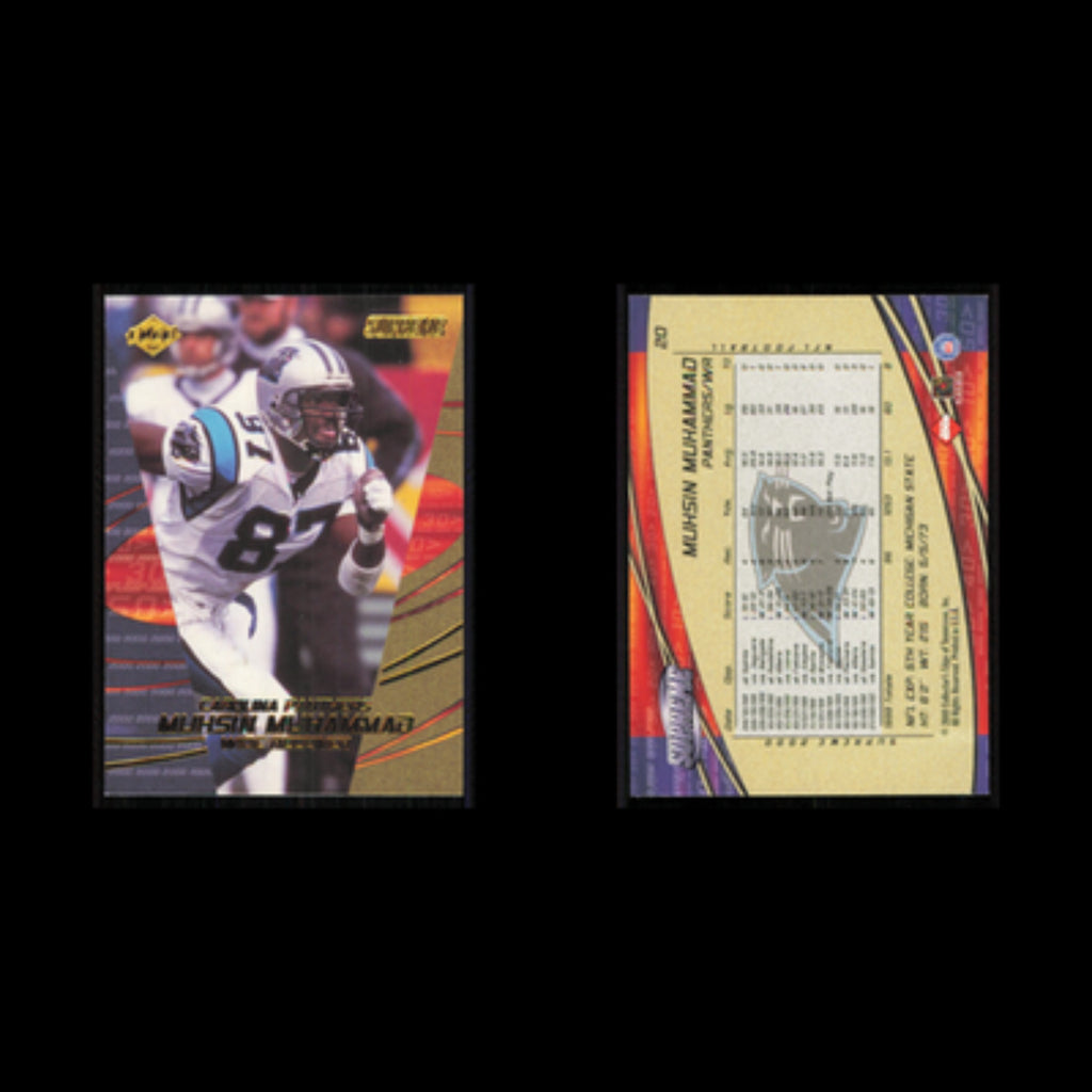 Muhsin Muhammad #20 2000 Collectors Edge Supreme Carolina Panthers Football Card