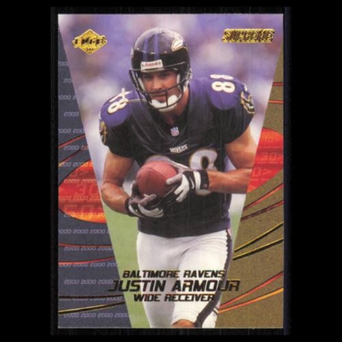 Justin Armour #9 2000 Collectors Edge Supreme Baltimore Ravens Football Card NFL