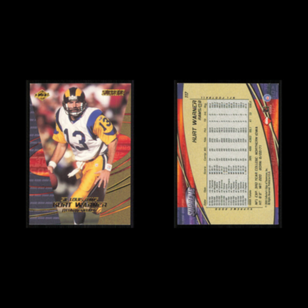 Kurt Warner #117 2000 Collectors Edge Supreme St. Louis Rams Football Card NFL