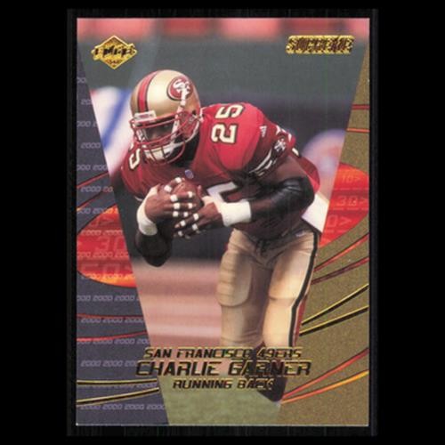 Charlie Garner #124 2000 Collectors Edge Supreme San Francisco 49ers Football NM