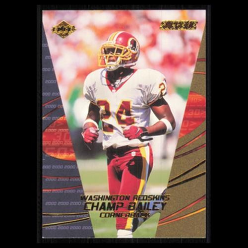 Champ Bailey #144 2000 Collectors Edge Supreme Washington Redskins Football Card