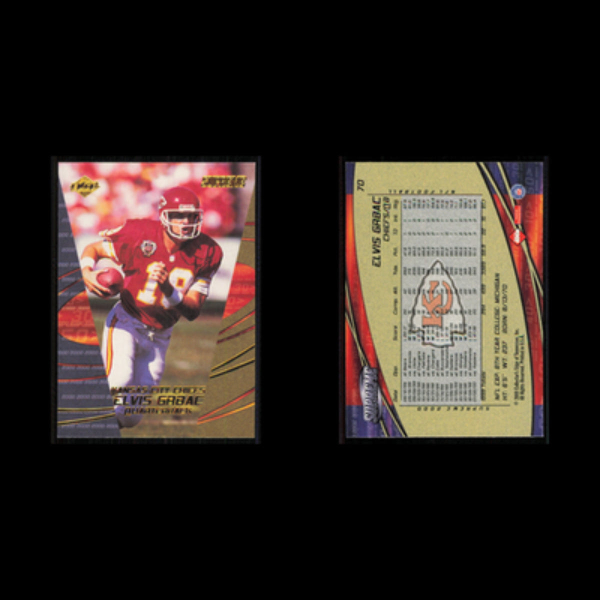 Elvis Grbac #70 2000 Collectors Edge Supreme Kansas City Chiefs Football Card NM