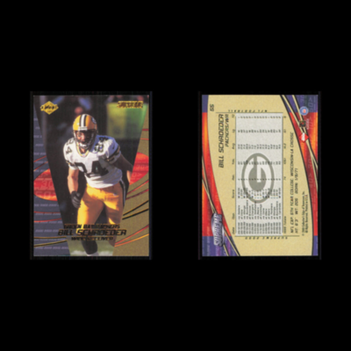 Bill Schroeder #55 2000 Collectors Edge Supreme Green Bay Packers Football Card