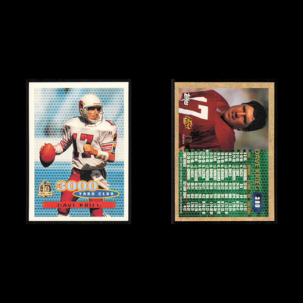 Dave Krieg #380 1996 Topps Arizona Cardinals Football Card NFL NM