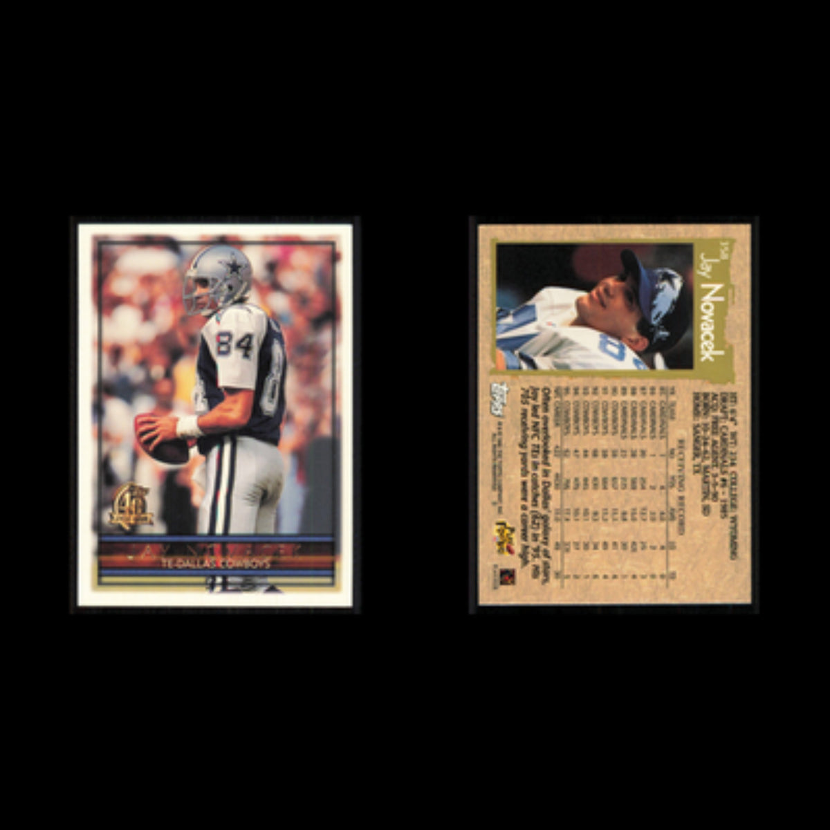 Jay Novacek #358 1996 Topps Dallas Cowboys Football Card NFL NM