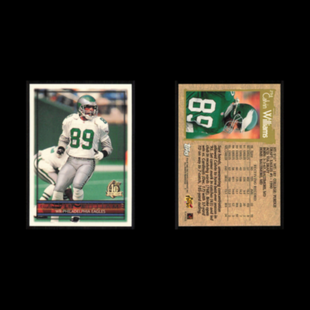 Calvin Williams #294 1996 Topps Philadelphia Eagles Football Card NFL NM