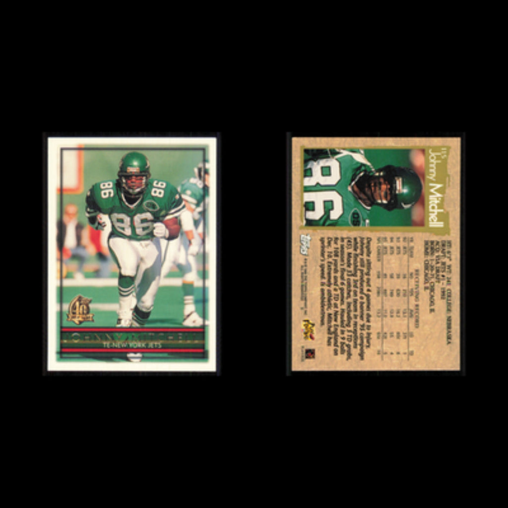 Johnny Mitchell #115 1996 Topps New York Jets Football Card NFL NM