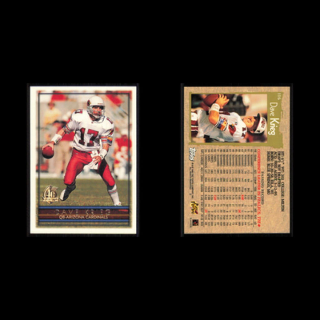Dave Krieg #116 1996 Topps Arizona Cardinals Football Card NFL NM